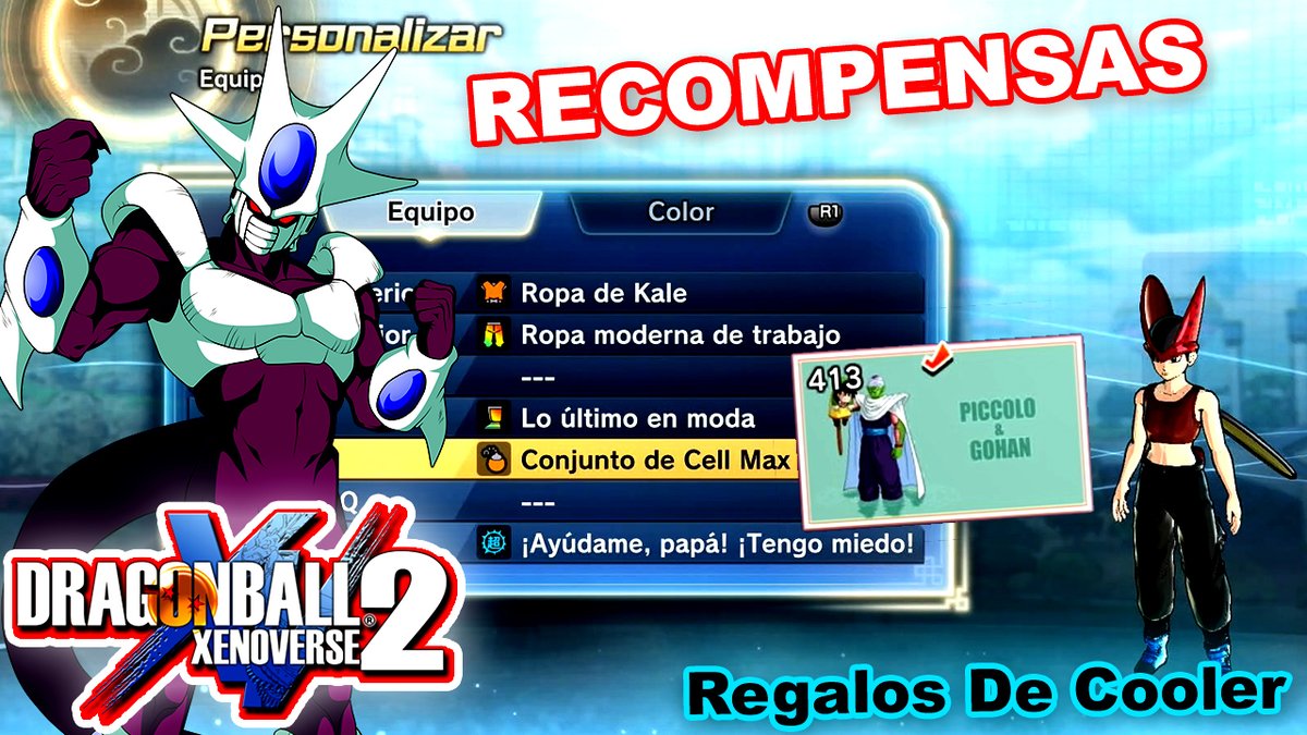 SkydBras's tweet photo. Recompensas EVENTO RAID de Cooler 🏆 Nueva Super alma de Pan ❤️ DLC 16 Gratis Dragon Ball Xenoverse 2: https://t.co/wV0d6lQBeC https://t.co/L0wwoe06FG