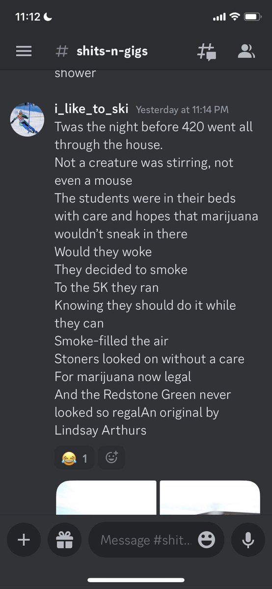 i_like_to_ski_'s tweet image. My 420 day poem #uvm #universityofvermont