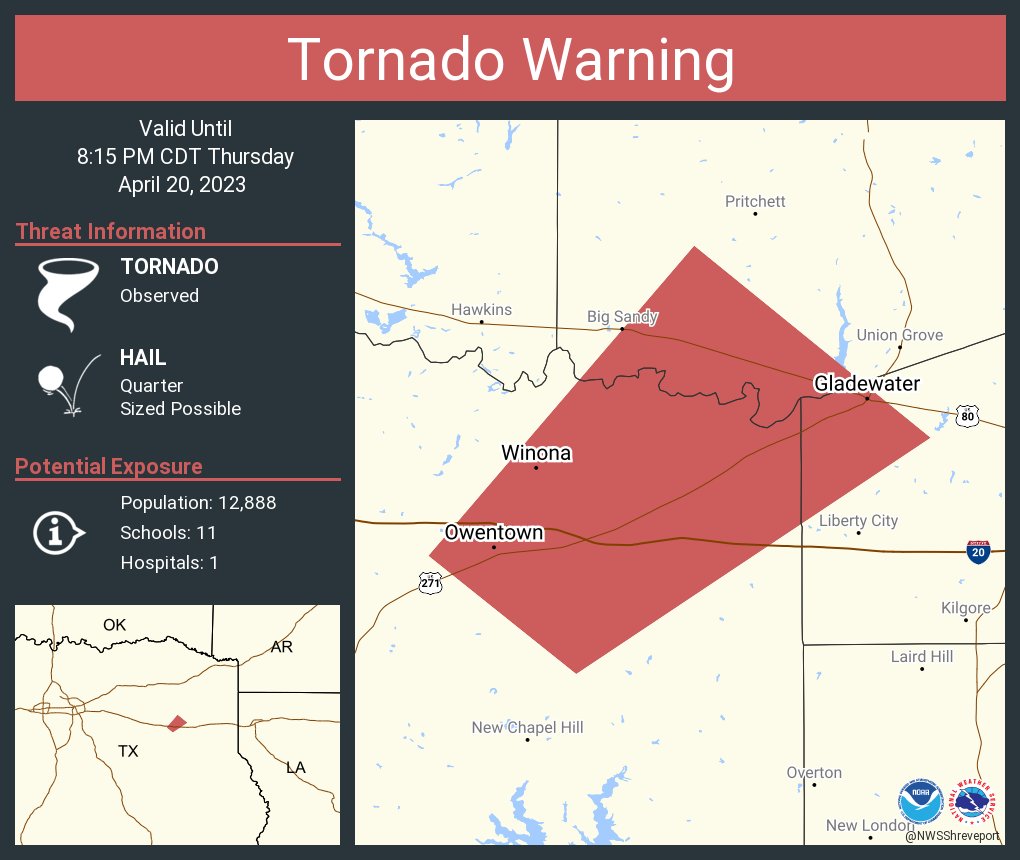 NWS Tornado tweet media