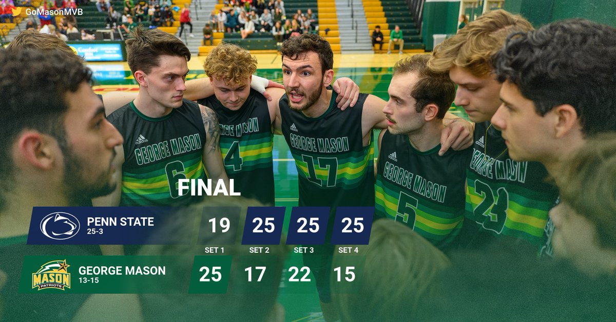 George Mason Men's Volleyball tweet media