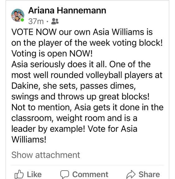 Thank you <a href="/PrepDig/">Prep Dig 🏐</a> and thank you to my club director Ariana for the shout outs🫶 Much appreciated!
#prepdig #leagueonevolleyball