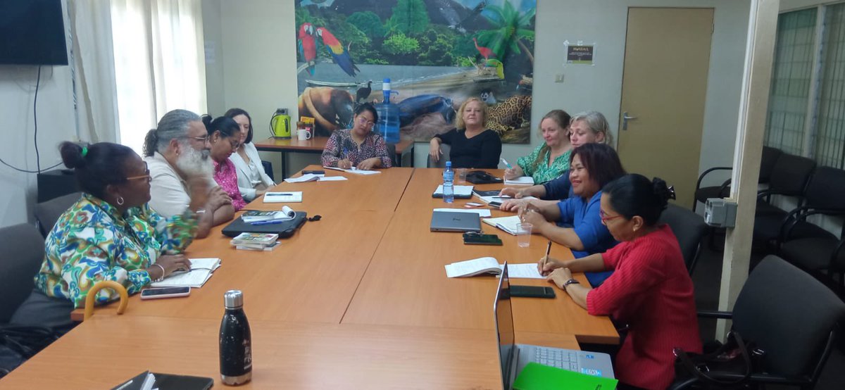 SofieHF's tweet photo. Suriname is lucky to have a supportive group of partners and donors working on species conservation that the #CITES Secretariat met today - in addition to the #EU who is funding the CAP. https://t.co/n8v7DzMUcy
