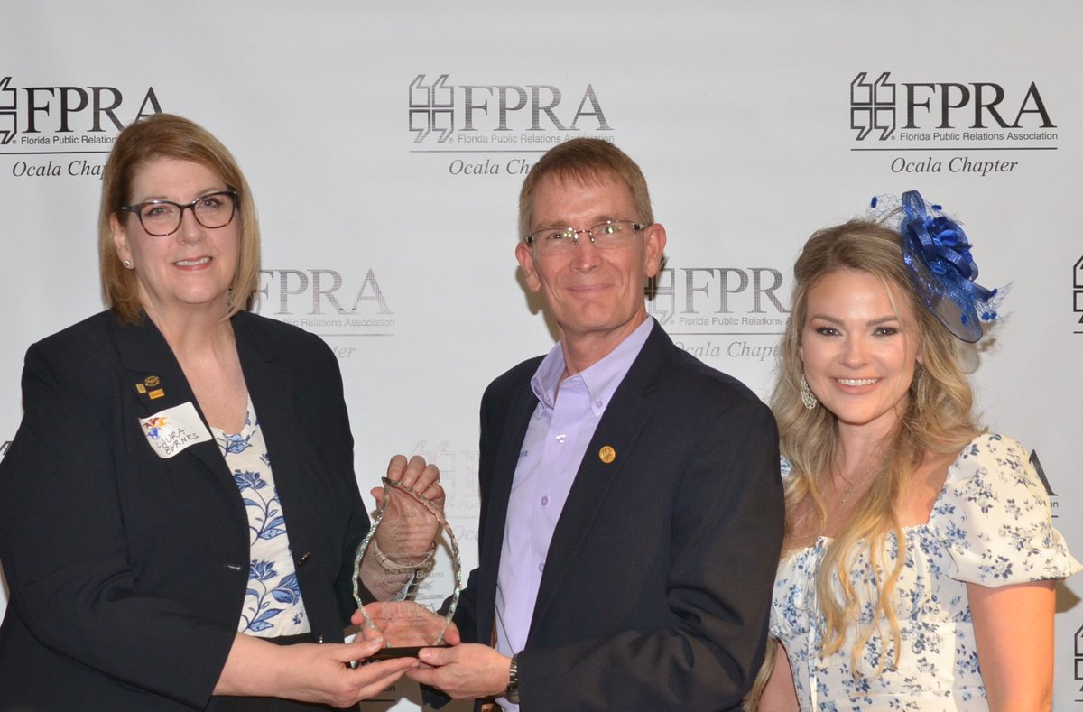 Congratulations to the Communicator of the Year, the Marion County Supervisor of Elections office, (Institution category), awarded at the Mid-Florida Image awards by the Florida Public Relations Association Ocala chapter. #youbelongatFPRA #Setyourprpace
