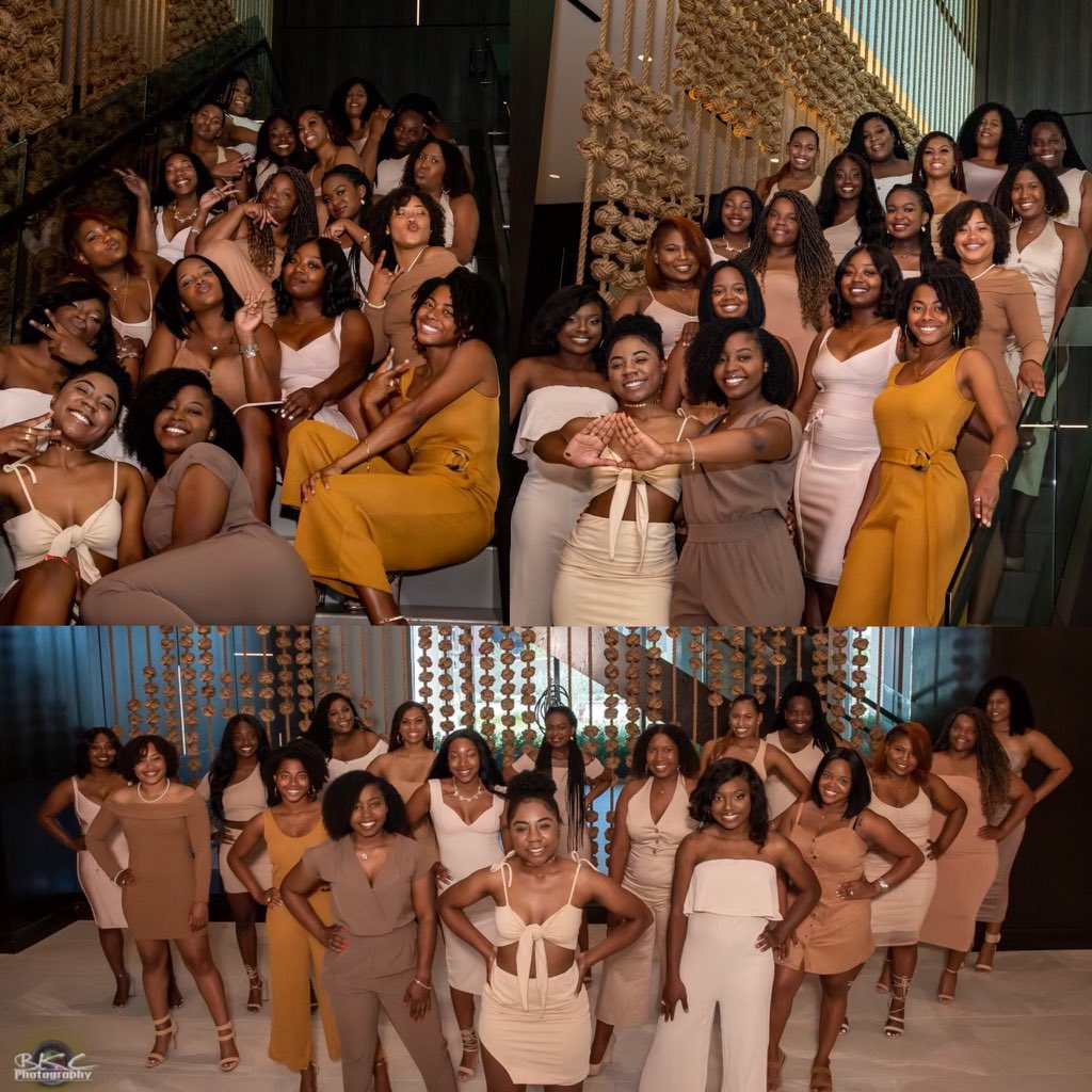 TAMU_Deltas's tweet image. 4 years ago today, the Omicron Omega Chapter of Delta Sigma Theta Sorority, Inc. presented us with the UNSTOPPABLE Upsilon line! 🔺🐘
Happy Deltaversary, Sorors! ❤️‍🔥