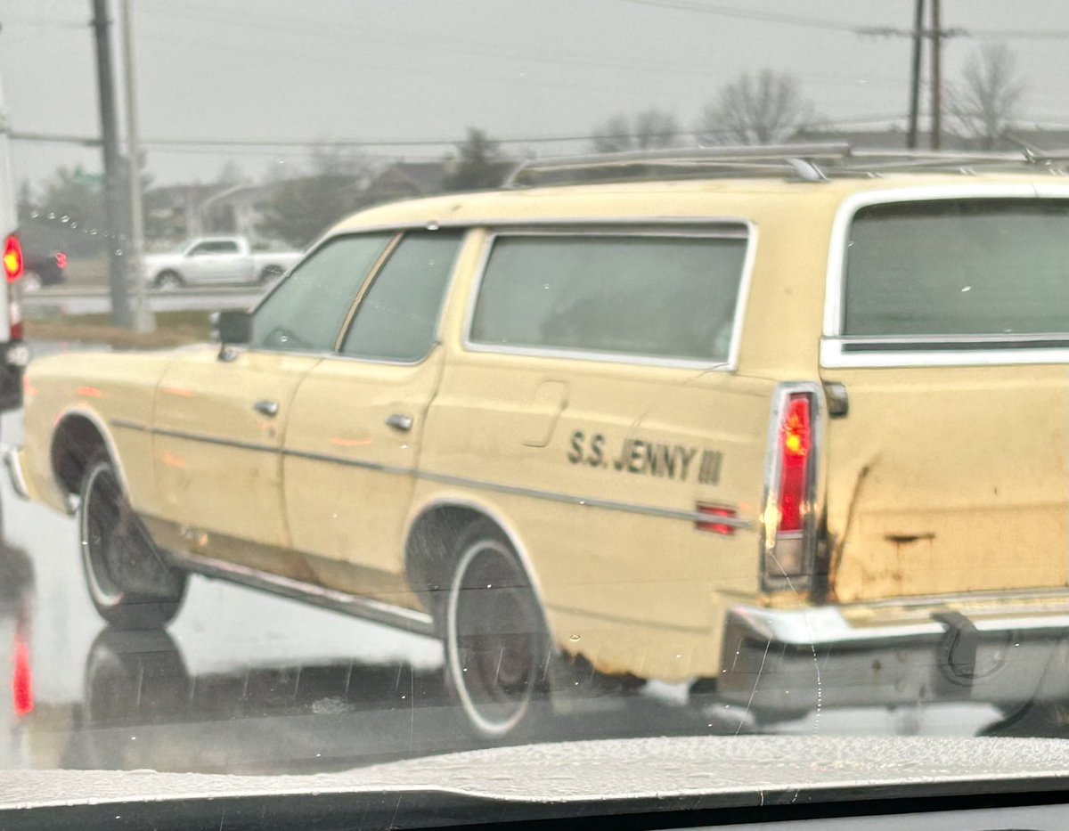 BucketSeatBlog's tweet image. I don’t know who Jenny the III is but I’m mildly impressed by this wagon.