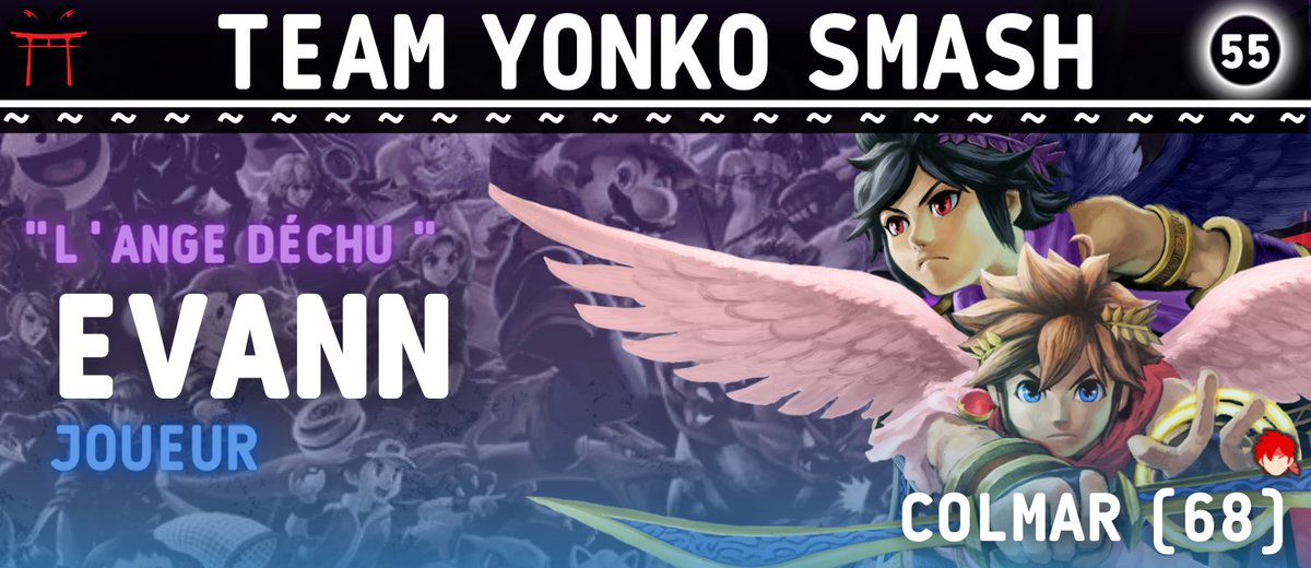 Yonko_Team's tweet photo. Voici la première annonce des recrutements !

@Evann_ssbu le jeune joueur de Pit/Dpit et @RousselRomann joueur apprenti de Joker rejoignent la Yonko !

Ils ont tous les deux passer avec brio leurs tests ! On espère pouvoir les guider au mieux !

Bienvenue dans la famille ! ❤️❤️❤️ https://t.co/F7iEyis0di