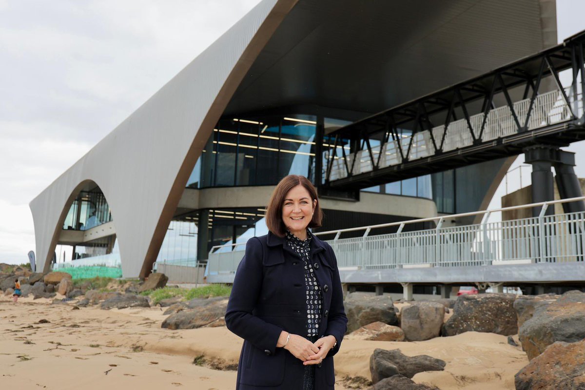 SenSHenderson's tweet photo. What a wonderful celebration at the official opening of the new Queenscliff ferry terminal, an iconic tourism asset, made possible by the former Coalition government’s #GeelongCityDeal. 

Backed by $10m of federal funding from the Coalition after the Andrews Labor government tried to stop any City Deal funding going to #Corangamite, I am so proud of what @searoadferries has delivered. 

With Searoad carrying more than 1 million passengers across Port Phillip Bay each year, this state of the art terminal is a vital gateway to regional Victoria including our beaches, wineries and national parks in Geelong, the Bellarine and @greatoceanroad. 

This state of the art building is in stark contrast to Labor’s utterly incompetent delivery of state-managed #CityDeal projects particularly the Geelong Convention Centre and the #12Apostles.  Where the bloody hell are they? The Point Grey Lorne and Apollo Bay Harbour projects are also a mess. @CatherineKingMP even cancelled the Skenes creek coastal walk, such is Labor’s contempt for regional communities. 

It is a complete disgrace that the @DanielAndrewsMP government is attempting to compulsory acquire private land at the 12 Apostles and destroy the Nessler family’s iconic helicopter tour business. The family even offered to build a new tourism centre at no cost to the taxpayer. 

Labor’s thuggish ideologically-driven desperation to destroy successful tourism business along the Great Ocean Road knows no bounds.