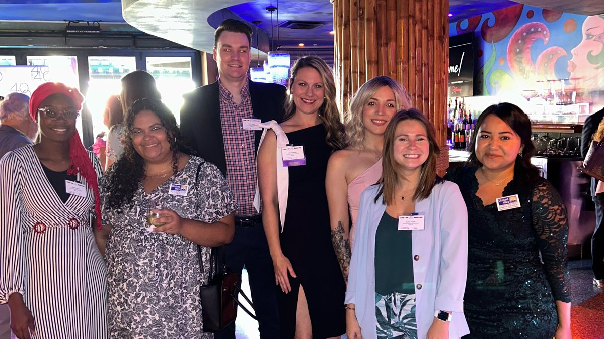hfuw's tweet photo. Tonight at @OrlandoMangos, we celebrated our Sr. Vice President of Donor and Volunteer Experiences Ashley Blasewitz at @OBJUpdate's 2023 40 Under 40 Awards! We are so proud to have Ashley lead our Donor and Volunteer Experiences team to support our community. #OBJ40Under40 https://t.co/oCWqqPd18S