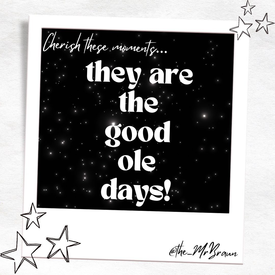 the_MrBraun's tweet photo. Life is busy and can be extremely hard. It’s easy to get caught up in the mix or wish for a better tomorrow. 
Advice for today…slow down, be present and 👇🏽✨
#SimplyLead #parenting101 #fatherhood #goodoledays #enjoythenow  #joyfulleaders https://t.co/1fSsdyAyZp