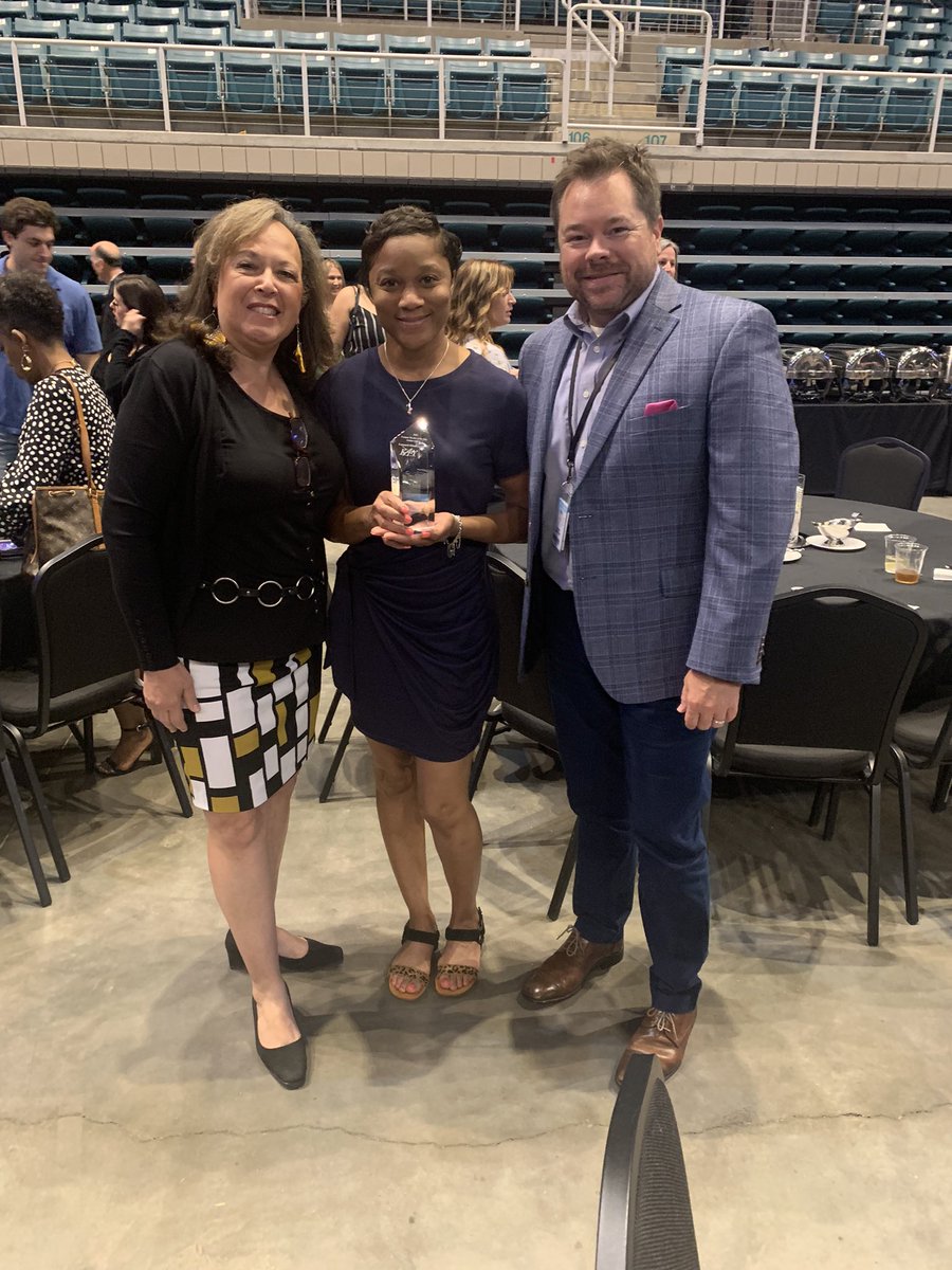 A fun evening celebrating “Of the Year” recipients!   Congratulations to Aucher Lewis, OLE Teacher of the year and Danielle Adams, OLE Rookie Teacher of the Year!   And of course, our new principal, Jason Sowders, was in attendance to cheer on his teachers!