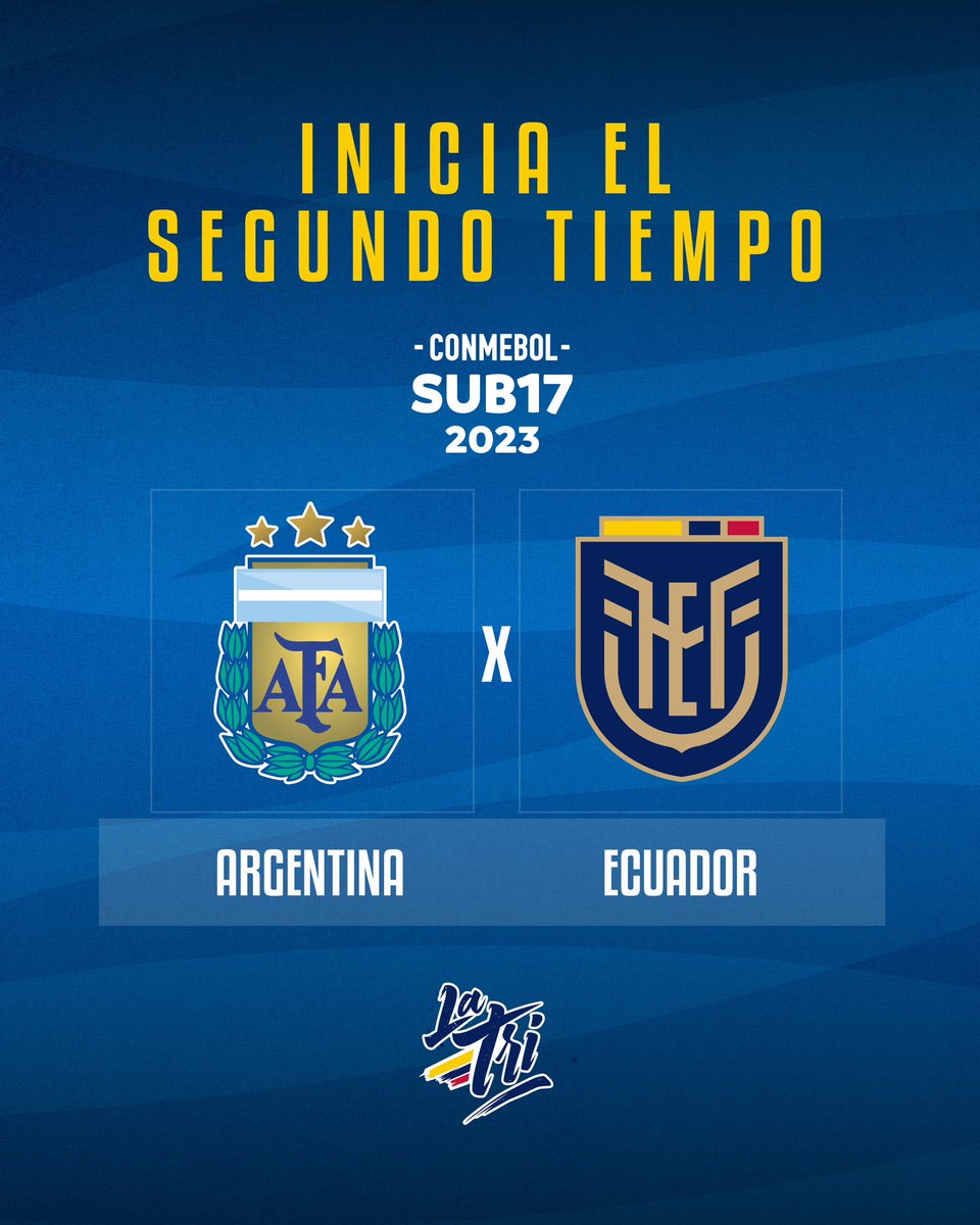 LaTri's tweet photo. 🔥 ¡Arranca el segundo tiempo! 

🤜🤛 #LaTri 1 🆚 0 #ARG 

#VamosLaTri🇪🇨 https://t.co/p5yL0hNX2s