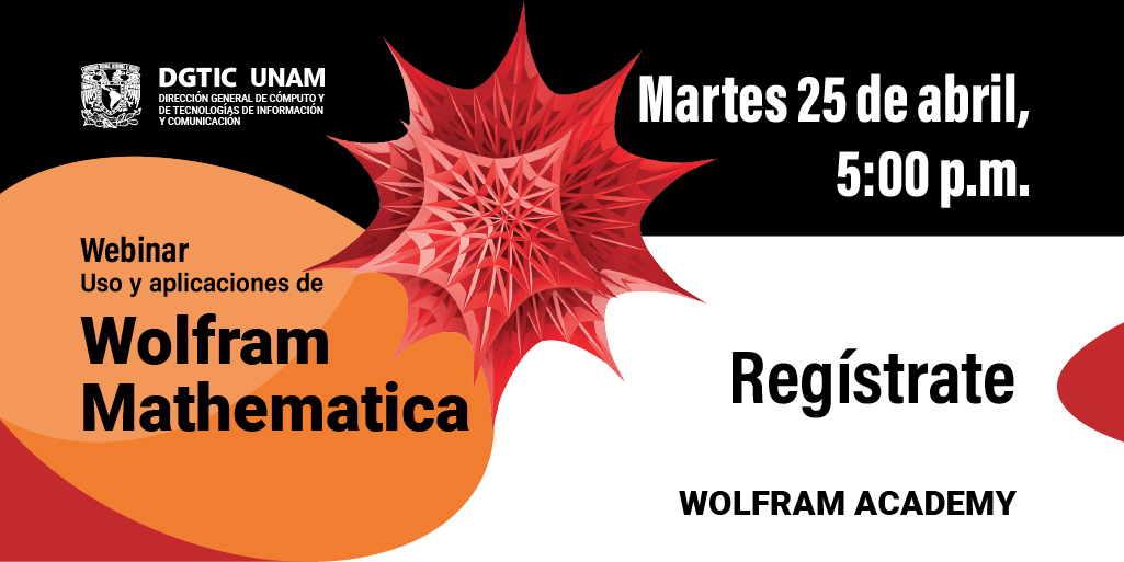 UNAMdigital's tweet photo. En esta sesión, los asistentes conocerán el potencial de #WolframMathematica para su actividad académica.
Les recordamos que los integrantes de la #comunidadUNAM pueden descargar el programa sin costo en el sitio https://t.co/m46CIb63nj
Registro 👉 https://t.co/Opf11W83nf https://t.co/b422r3s2js