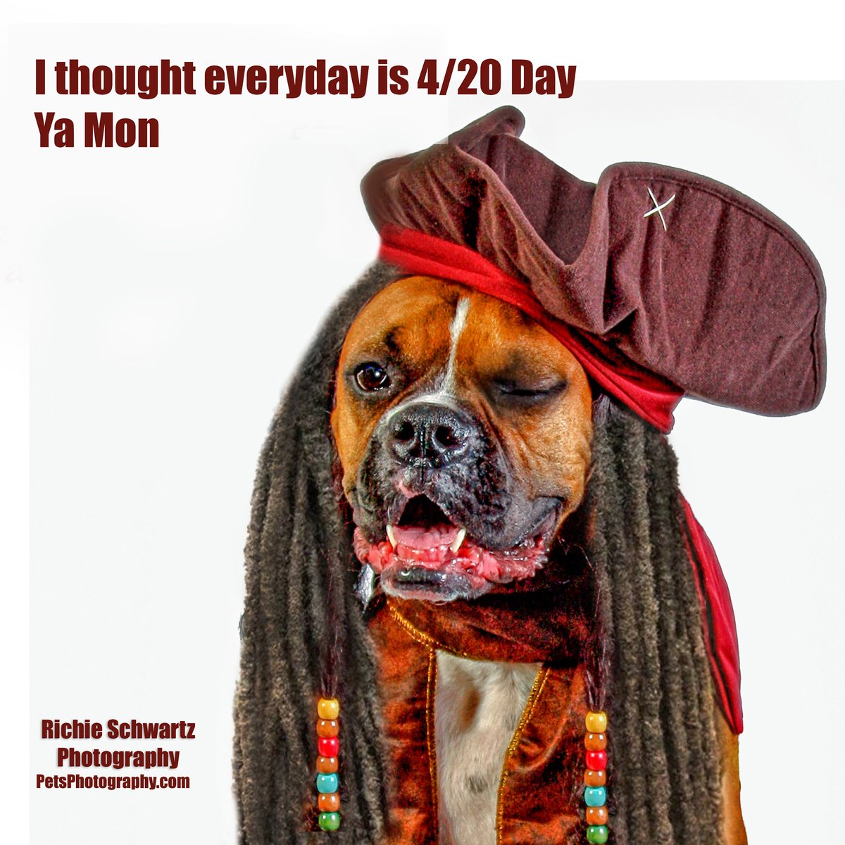 I told him today is 420 Day