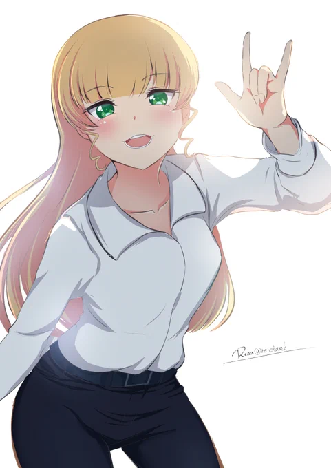 平安名すみれ らくがき(/・ω・)/! 詳細はPIXIVへ!  #ラブライブ #Liella #平安名すみれ 