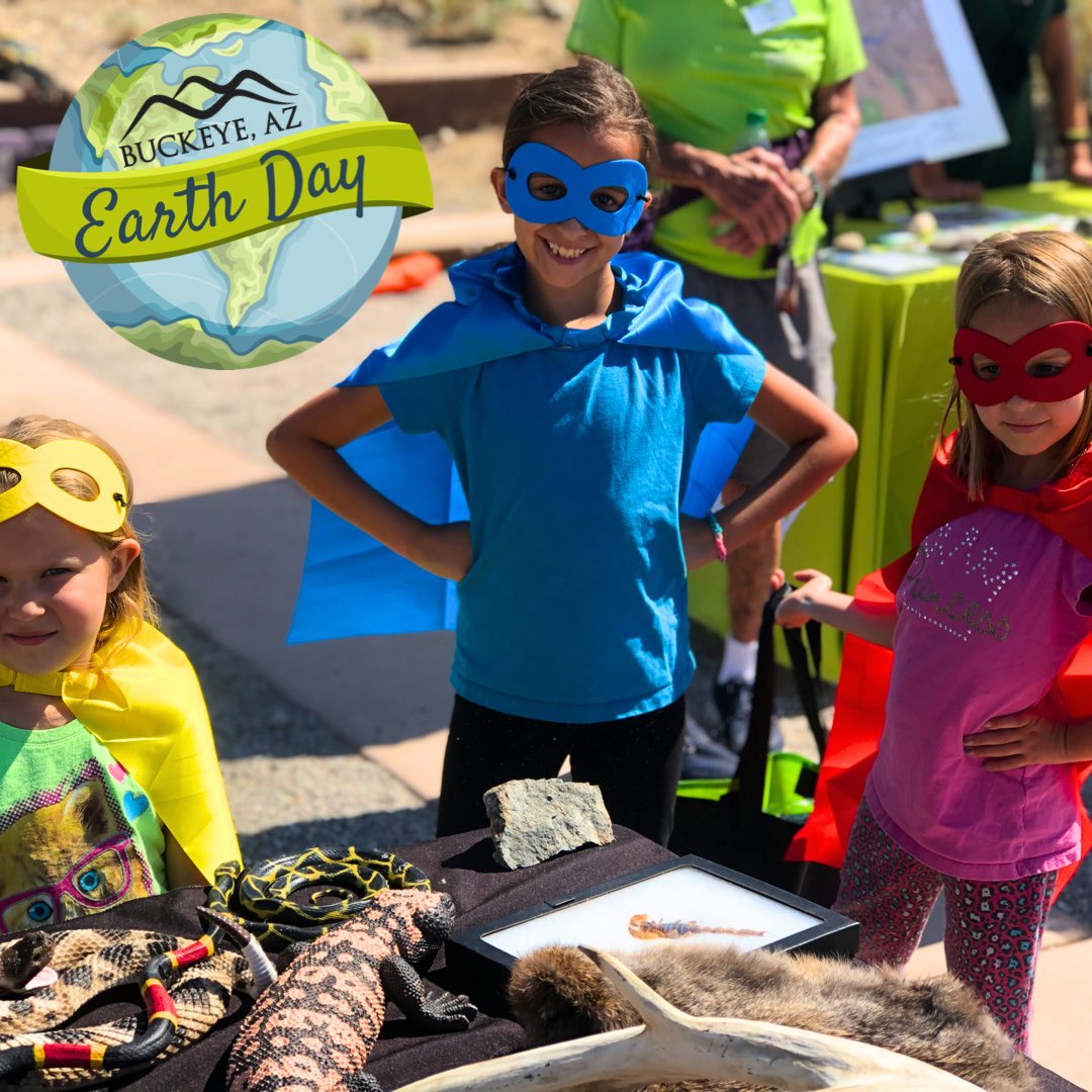 🌎Earth Day is this Saturday, April 22nd! Join us at Skyline Park as we celebrate Earth and ways that we can help preserve and protect nature. Learn about local nature 🌵, animals 🐍, how to recycle ♻️ and take the pledge to be a Super Earth Hero 🦸‍♂️! 👉 bit.ly/buckeyeoutdoor…