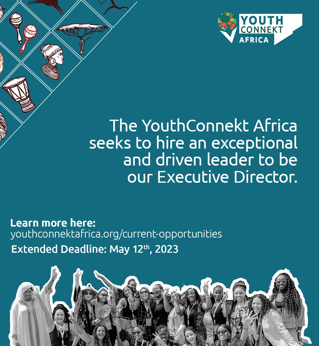 UNDPAfrica's tweet photo. Vacancy Alert!‼️📢

Hello, Africa! We are looking for a committed and talented leader to lead #YouthConnekt in Africa.

Do you know somebody who would be a good fit? Please help us spread the word! The deadline is 12 May 2023.

Learn more📝:https://t.co/rMtt2V4KB6 https://t.co/lchrIvoYfB