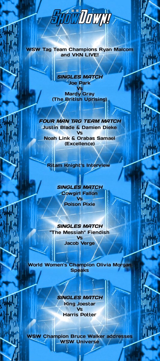 WSWFederation's tweet photo. World Women's Champion @LivHasGoneCrazy Speaks

@HP8206 challenges the Intercontinental Champion @MJ_EFED in a non title match

WSW Champion @_BruceWalker_ addresses WSW Universe https://t.co/PtaohvZgwq