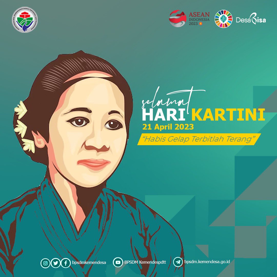 Keluarga Besar BPSDM PMDDTT Mengucapkan Selamat Hari Kartini, 21 April 2023.

"Habis Gelap Terbitlah Terang"