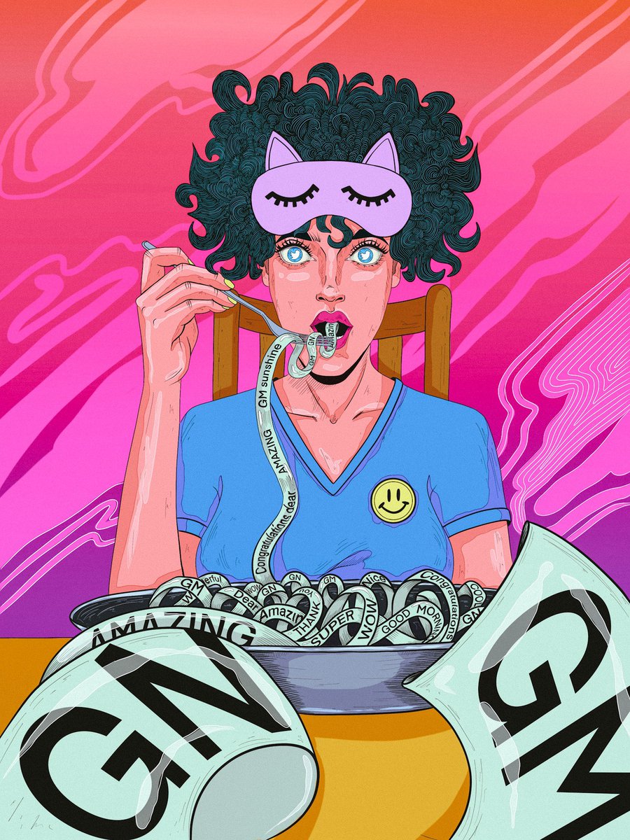 GM ❤️ 
Have a great day 

available on Foundation 
reserve 0.08 eth

foundation.app/@YULIKA_art/nf…

#gmart #nft #blamekato