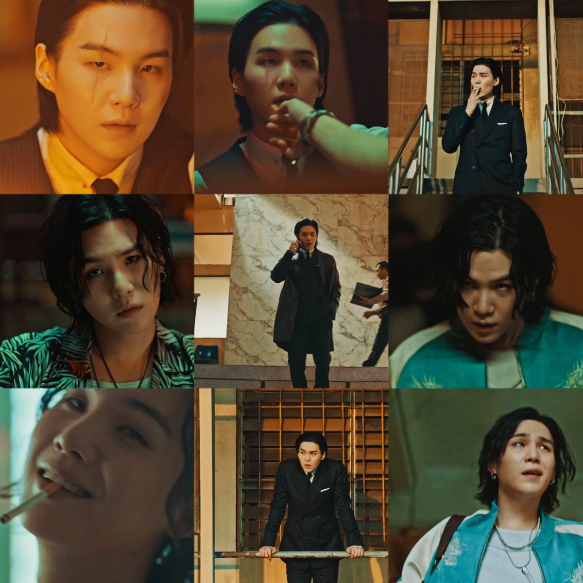 btssomma's tweet photo. MIN YOONGI SUGA YOU ARE AMAZING! They way he portrayed to characters, it was fabulous! I just love this! 🔥🔥 https://t.co/eaQvnSrT52