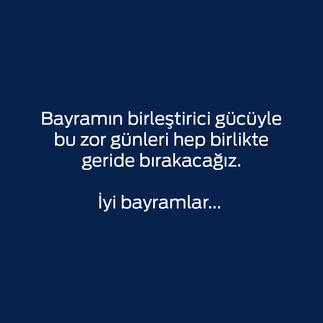 İyi bayramlar...
