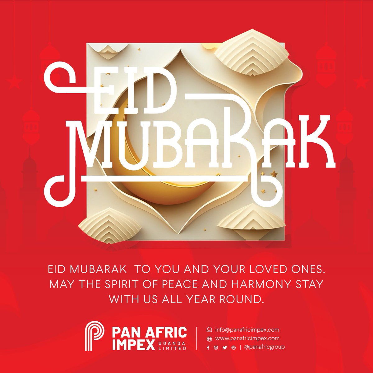 panafricgroup's tweet photo. Eid Mubarak from all of us at Pan Afric https://t.co/ipnuAVcBqU