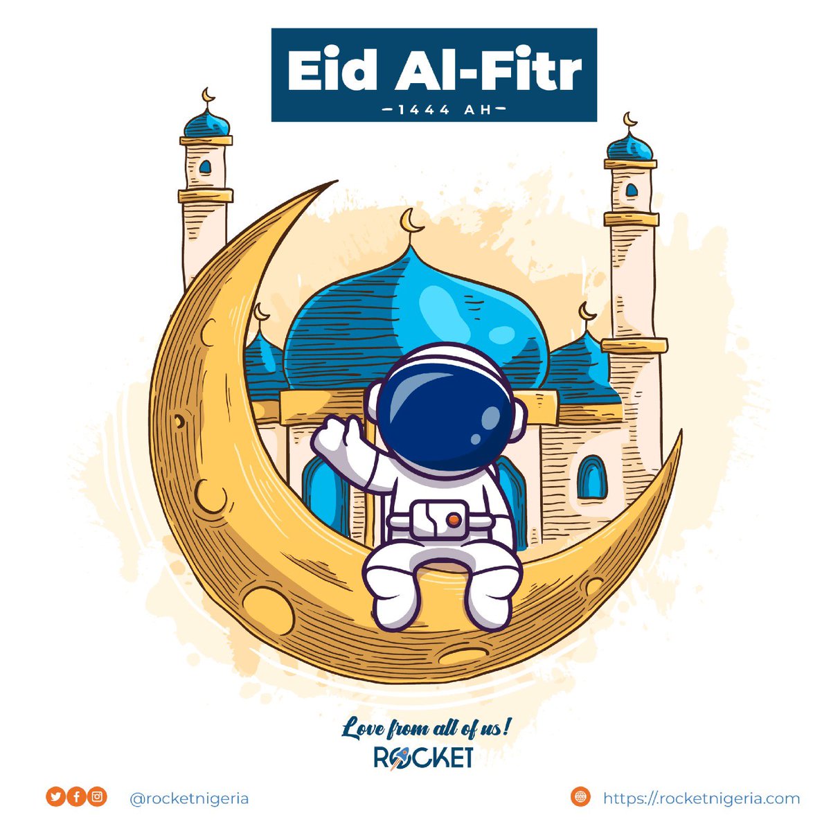 Rocketnigeria's tweet photo. Eid Mubarak 🕌🚀 https://t.co/xOzOZEFFcL