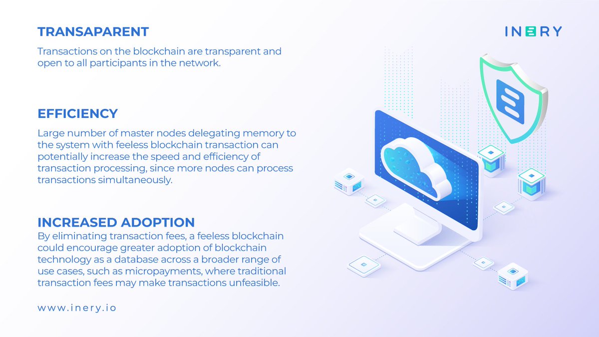 IneryDLT's tweet photo. 👉 Inery DB features:

🔹Decentralized &amp; Unstoppable,
🔹Immutable,
🔹Distributed,
🔹Fast,
🔹Revenue Generation,
🔹Web3 pillar,
🔹Secure,
🔹Affordable,
🔹Transaparent,
🔹Efficient &amp;
🔹Increased Adoption.

Learn more! ⤵️ https://t.co/jUzBlPbc5w