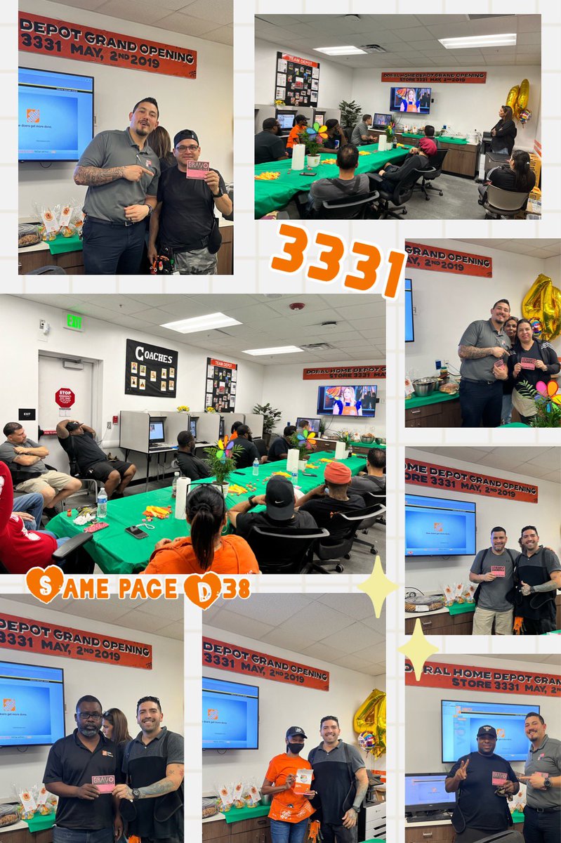 Late Night Same Page @ 3331! What a fun night to celebrate and learn! Thank you team for all your hard work and dedication these last few weeks! Let’s keep knocking it out if the park! 🎉<a href="/FrankGalindo07/">Frank Galindo</a> <a href="/darien771211/">Darien Store Manager Doral 3331</a> <a href="/wcork19/">Warren Cork</a> <a href="/mely_viera/">Melanie</a>