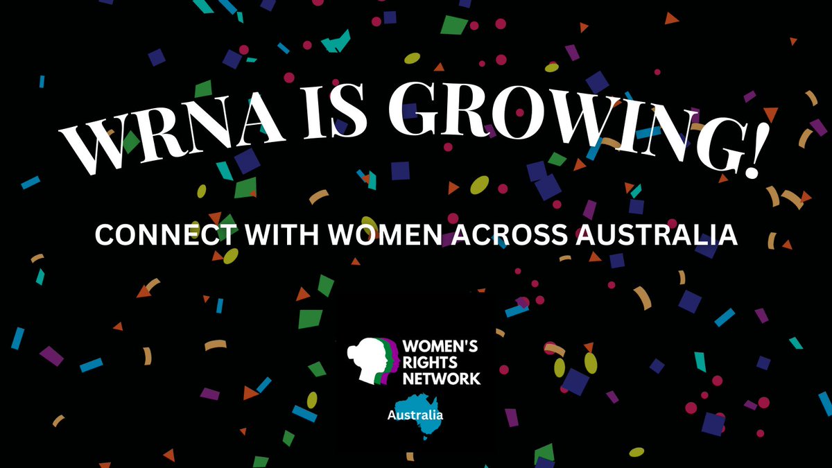 WRNAustralia's tweet photo. We are excited to be welcoming our first round of members to WRNA! Have you been in touch with us yet? We would love to hear from you. We help women connect across Australia and in their local areas. DM us for more info!
#WomensRightsNetworkAus #WRNA #WRN #Australia #WomensRights https://t.co/rxyRLf4onj