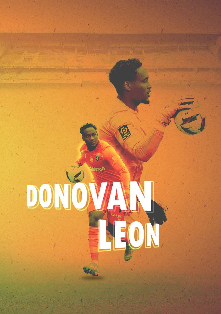 Kebours's tweet photo. Art Work Donovan Léon. 
@AJA  #TEAMAJA 

Crédit Photo 📸 : Aj Auxerre https://t.co/m0gx3H56z8