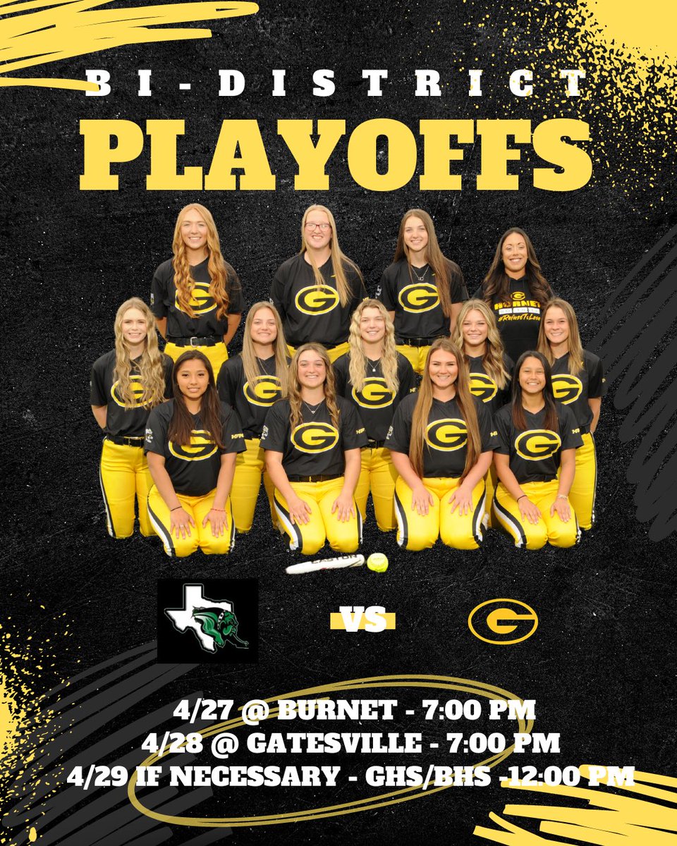 Best of 3 series vs Burnet starts next Thursday!
#RefuseToLose