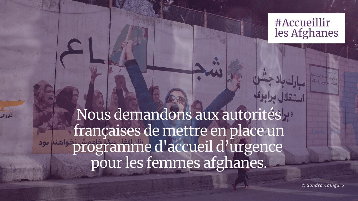 Franceterdasile's tweet photo. 📣 Face au cauchemar vécu par les femmes afghanes, plus de 350 personnalités demandent aux autorités françaises de mettre en place un programme d'accueil d’urgence. #AccueillirLesAfghanes

Retrouvez notre appel et mobilisez-vous en le partageant ➡️ https://t.co/a3DCEwBzYH https://t.co/DhqMmCQN5q