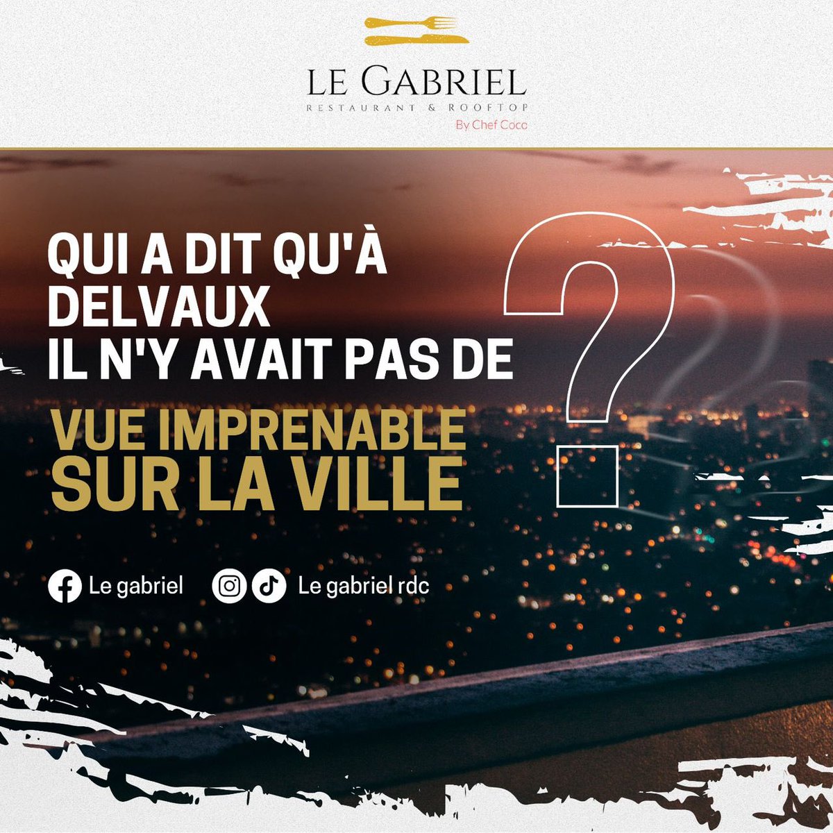 anelkamanzila2's tweet photo. Qui a dit qu'il n'y avait pas de rooftop de qualité à Delvaux ?
Restez connectés, de bonnes choses arrivent... #LeGabriel_RDC #restaurantlegabriel #restaurant #nouveau #africain #Kinshasa #RDC #panafricain #soye https://t.co/ROOINindTw