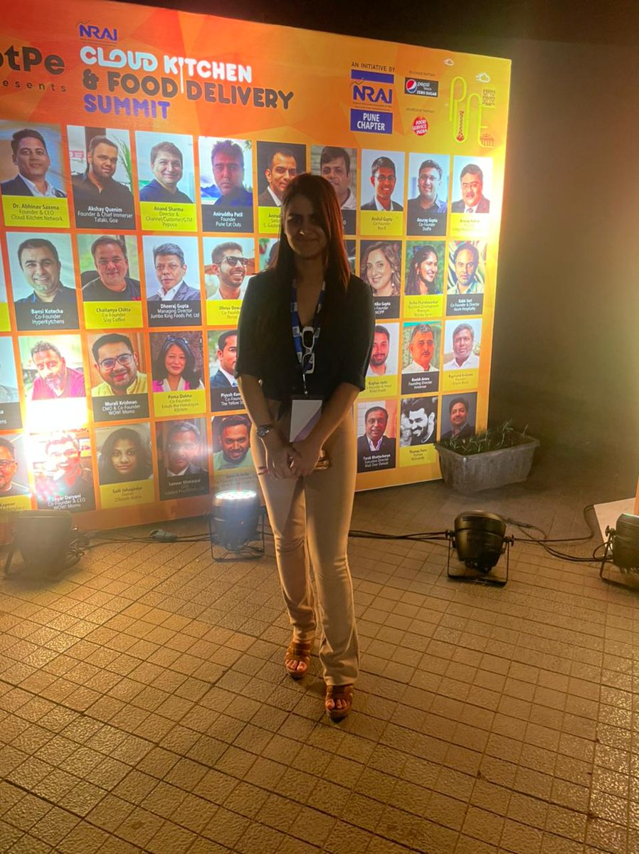 Jd was thrilled to have our Marketing and Strategic Alliances Head Rashi Chandra in attendance of the @NRAI_India cloud kitchen and food delivery summit.