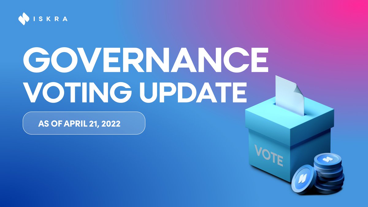 Hi explorers! The extended voting period for the Proposal Stage has ended and both proposals have received unanimous approval. 🔥

We will now proceed to the Voting Stage, where ALL ISKRA DAO MEMBERS CAN VOTE. 💯🚀

✅ Voting Stage Duration 👉🏻 7️⃣ days
✅ Proposals for Voting 👉🏻