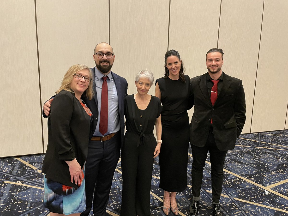 Great night out celebrating <a href="/MarleneBagatto/">Marlene Bagatto</a> at the #AAAconf23    Awards banquet. Congratulations!