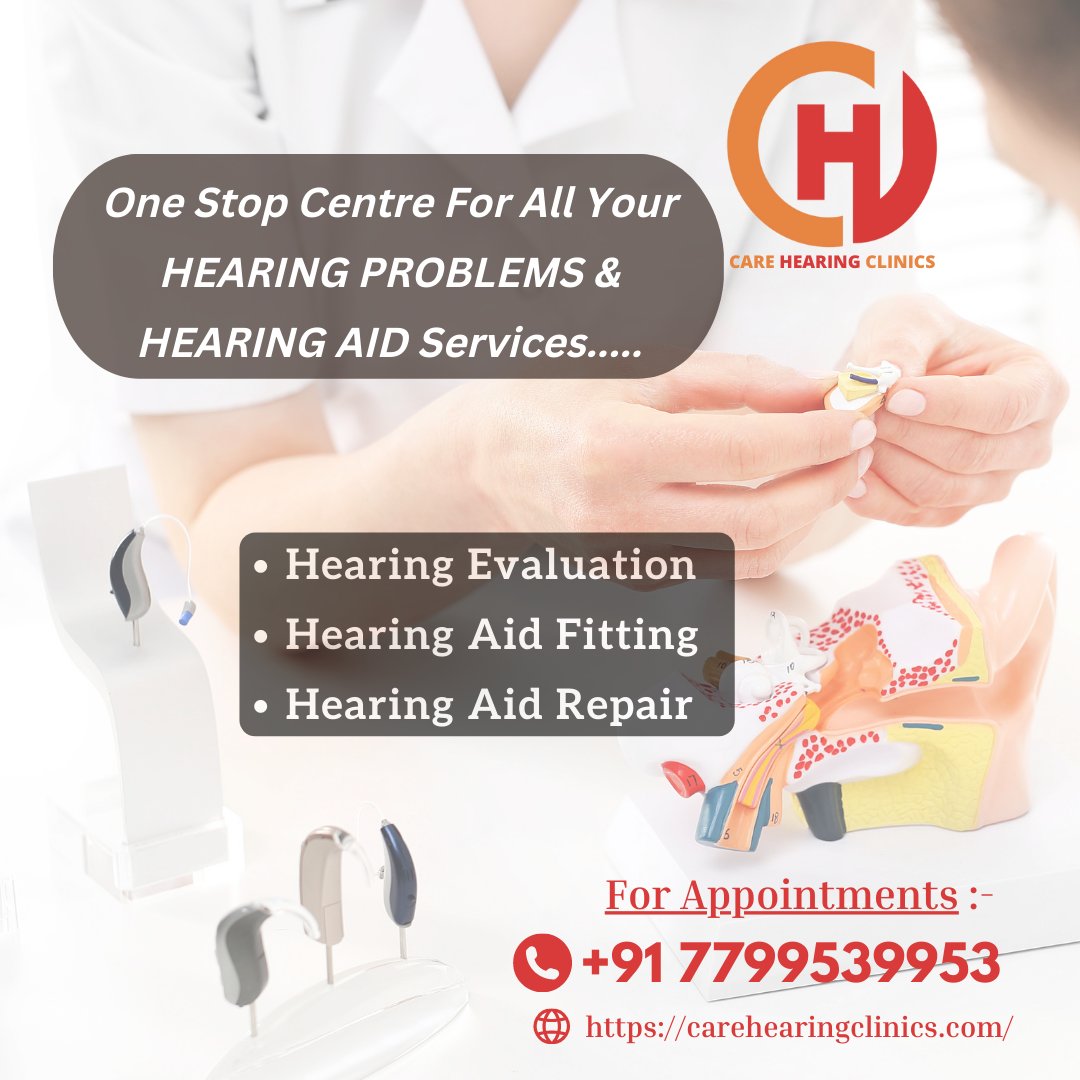 CareHearingHyd's tweet photo. ✔️Get Free #hearingtest Now....At #CareHearingClinics #HearingEvaluation #HearingAidFittingServices #HearingAidSeller #HearingAidStore #HearingAidsShop #OnlineHearingAidsBooking....
One Stop Centre For All Your #HearingAndHearingAidsSolutions
#CareHearingClinicsHyderabad https://t.co/rXQRhMdG3H