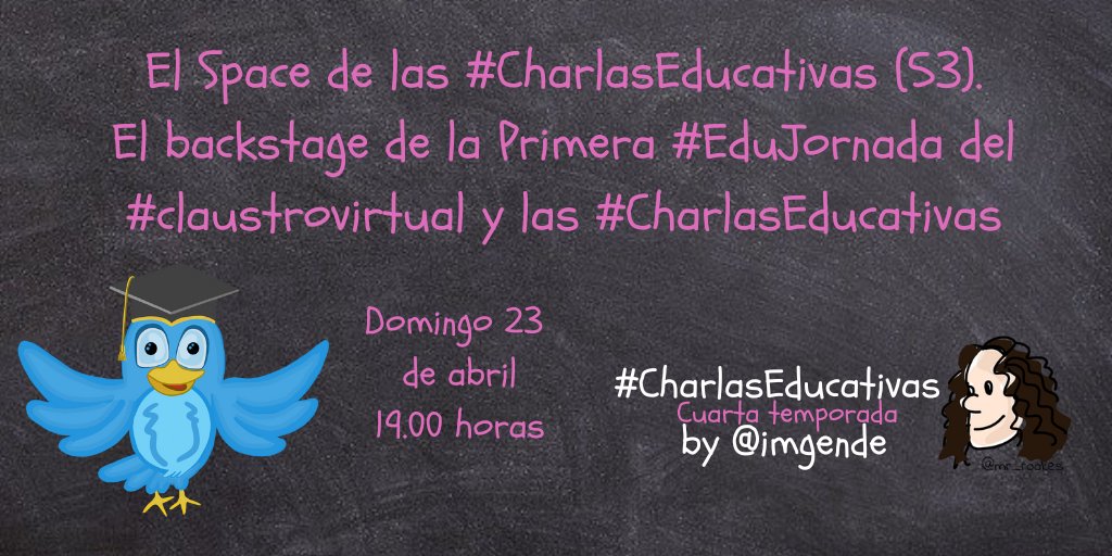 imgende's tweet photo. 🔝😱 Primera #EduJornada del #claustrovirtual y las #CharlasEducativas. 
¡Allá vamos! Madrid nos espera. 🤩
Y el domingo, si todo va bien, ya os contaremos...
No os perdáis el hashtag #EduJornada estos días. https://t.co/DFVDtvW0ne
