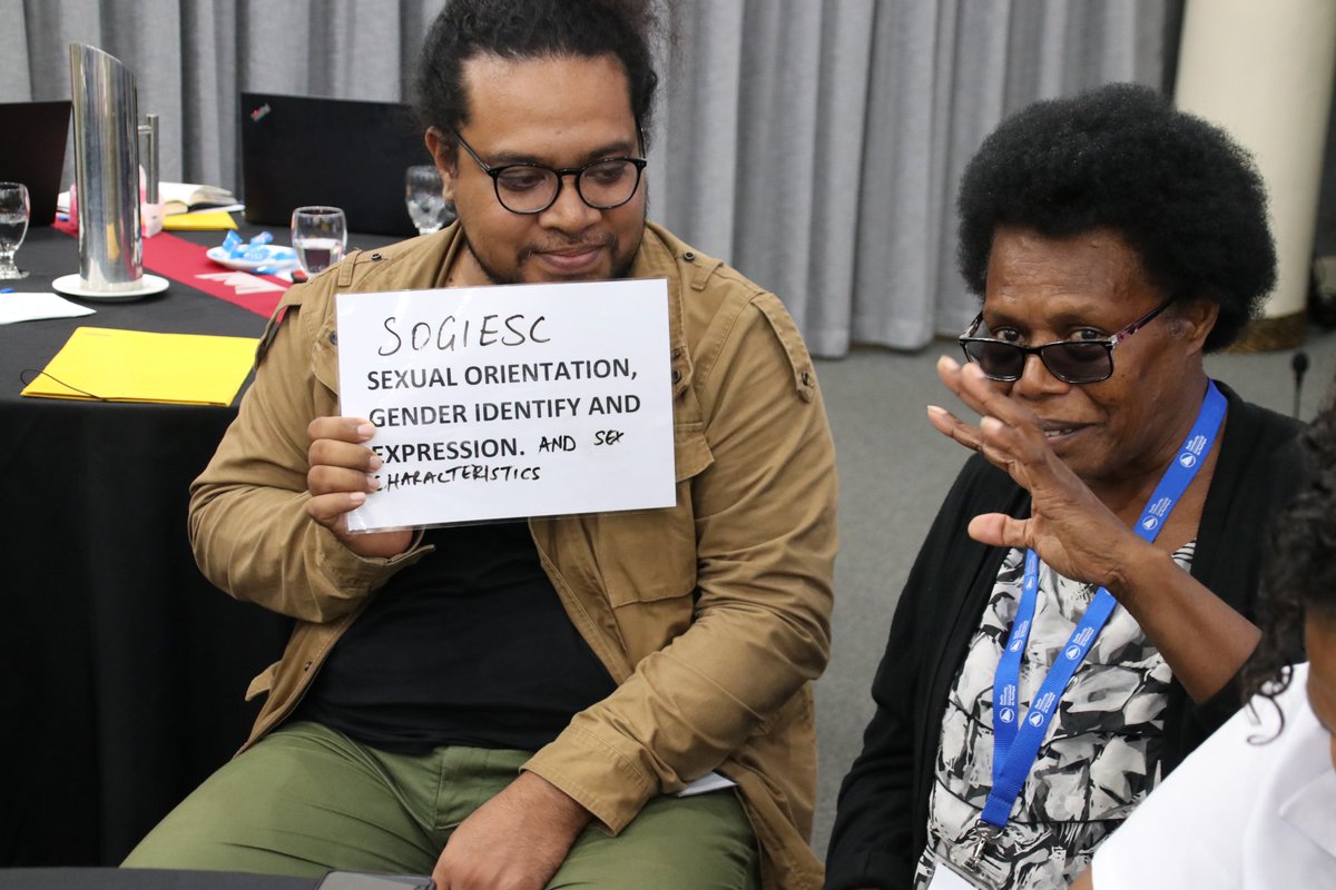 spc_live's tweet photo. "It can be life saving for a person w/disability to receive urgent disaster/emergency information,”Naomi Tai, People w/Disability Solomon Islands, a grantee of #PPAC program shared with 60 other #CSO grantees as part of a regional dialogue @usaidpacificisl #PacificStyleAdvocacy https://t.co/AQkV0PzI25