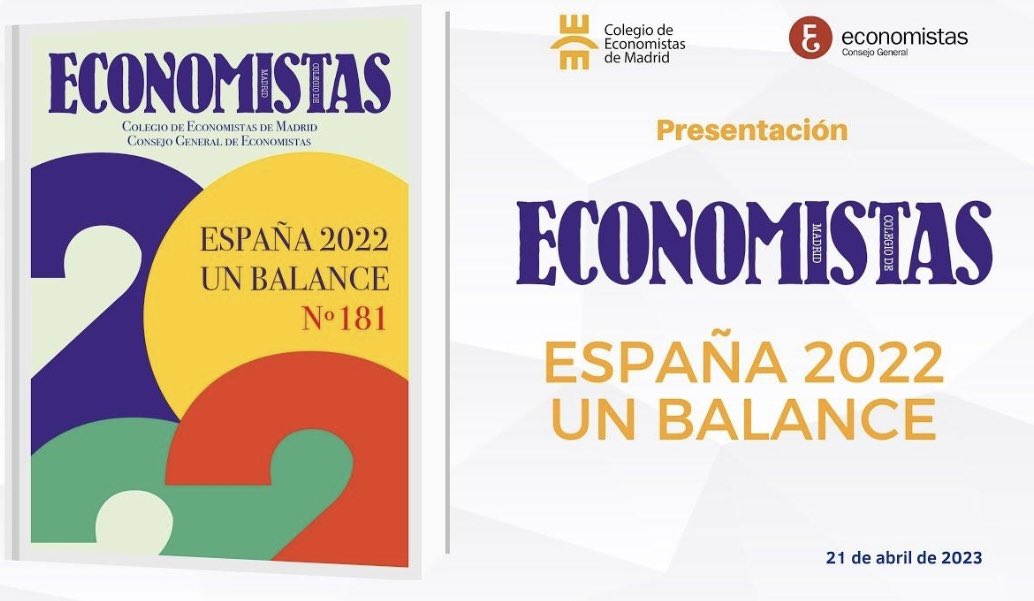AnaLopezUAM's tweet image. 🔝Para conocer desde y hacia dónde vamos en diferentes aspectos de la #economíaespañola: el #balance2022 revista #Economistas @cemad_es y @EconomistasOrg 
Participo en la sección de #economíadigital junto a estupendas aportaciones de @alvaroortiz1968 @TomasaRodrigo @carmeartigas