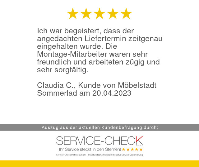 serviceinstitut's tweet image. Aus aktueller #servicecheck #Kundenbefragung von #MoebelstadtSommerlad:
service-check.com/bewertungen/ku…