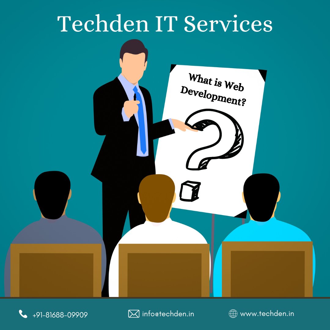 techden009's tweet photo. In today's digital life, Web development training can be a great way to acquire the skills and knowledge needed to pursue a career in web development.
And If you think about it, Then the only answer is "Techden"
Call today: +91-81688-09909
#techden #itcompany #webdesigning https://t.co/XHF3hipc9g