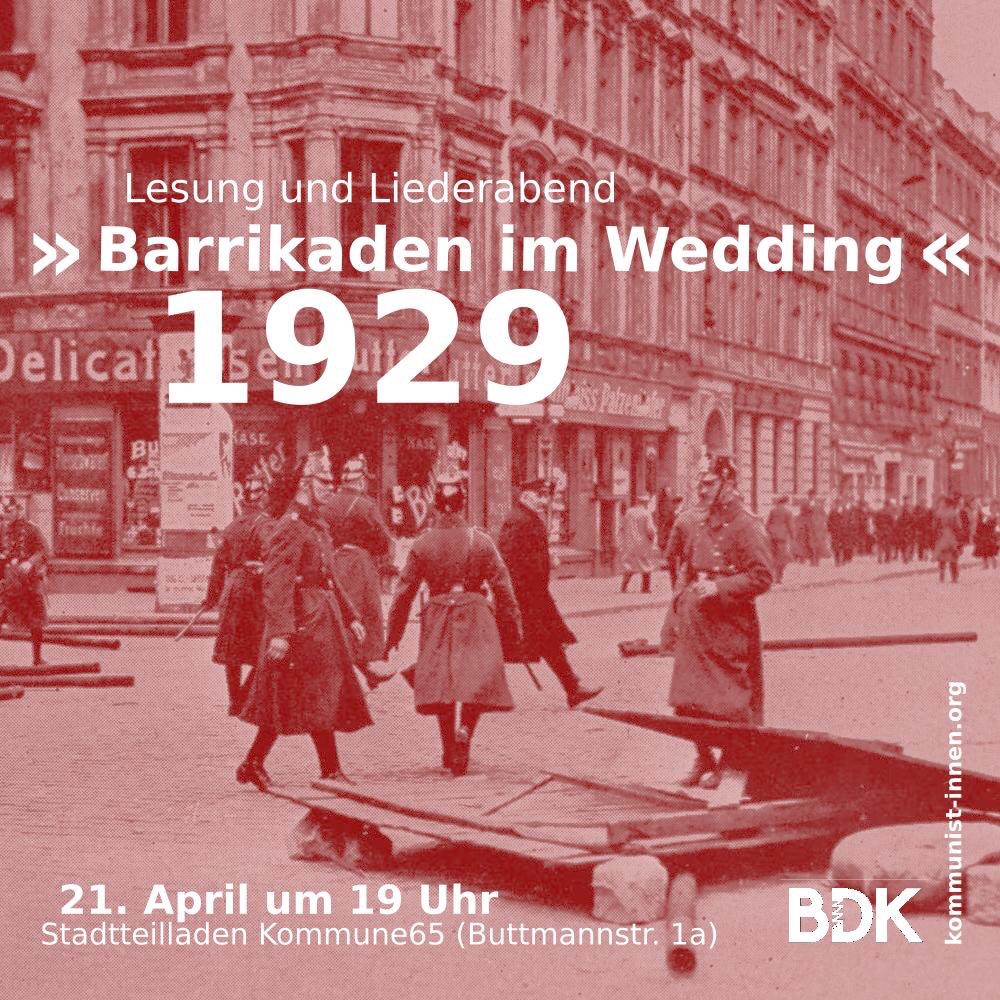 Heute Abend in der Buttmannstr 1A, im #wedding65! Eine Lesung mit @ElmarWiegand und @RArnsburg. 
 19:00 Uhr gehts los, wir freuen uns schon sehr!