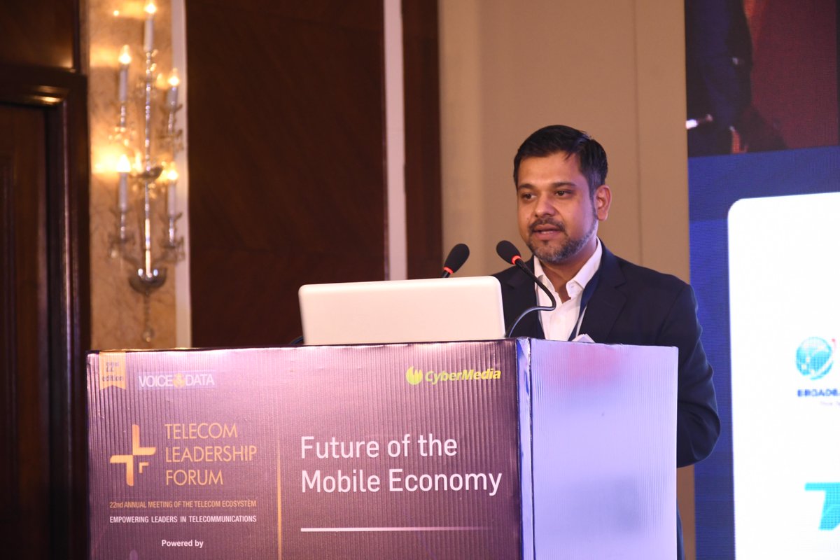 DeloitteIndia's tweet photo. Aditya Khaitan, Partner, Consulting, Deloitte India, shared several important insights from Deloitte's latest #TMTPredictions report, "Industry trends and forecast," at the "Telecom Leadership Forum," organised by Voice & Data.
Know more: https://t.co/RwDimYo5kL
#Tech https://t.co/ofWChCDYuV