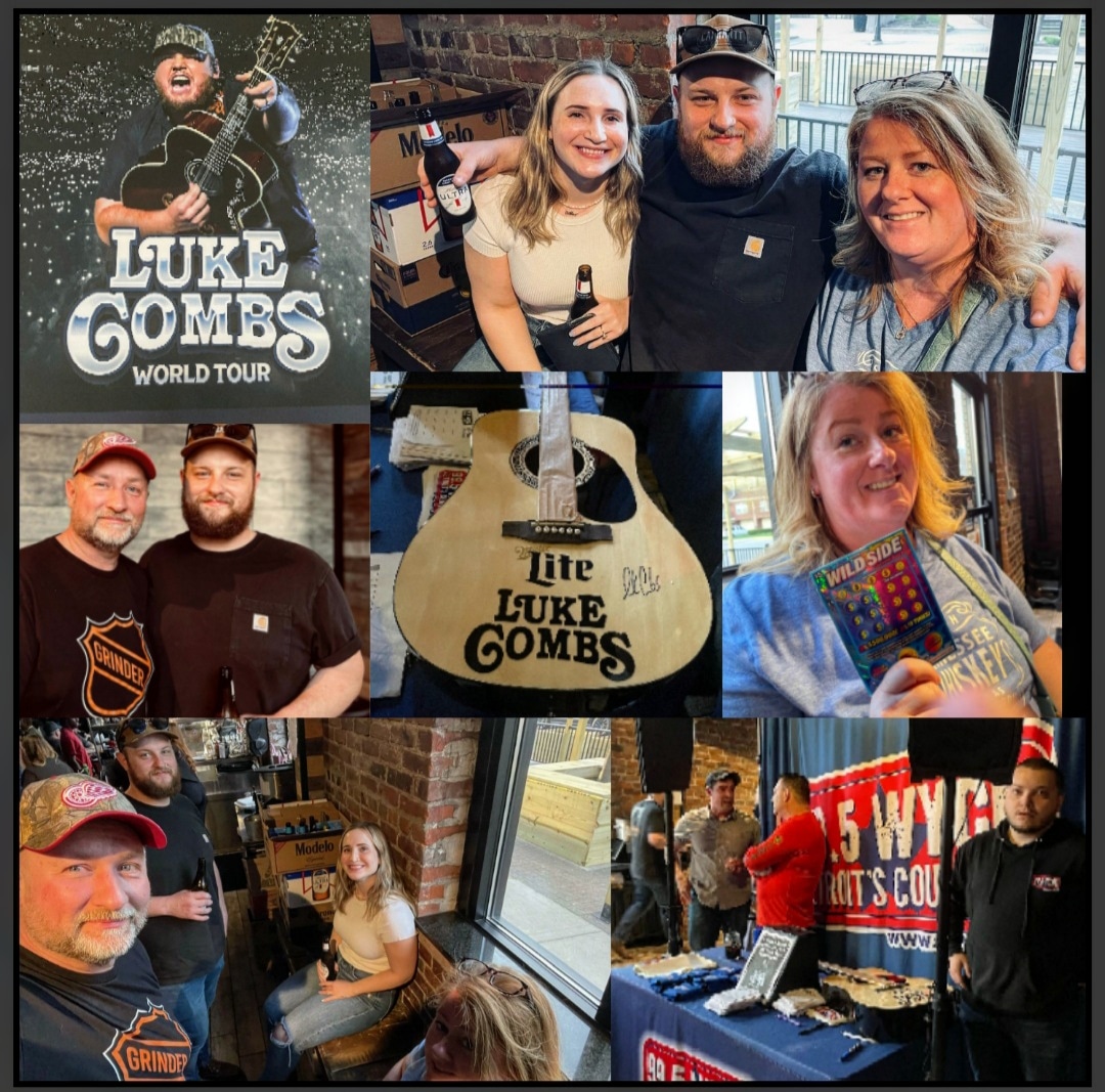 jamesxxcc's tweet photo. Hanging out at Whiskey on the Water with @995WYCD one last chance to win a @lukecombs signed guitar and tickets for Saturdays show. #Downriver #wycd #countrymusic #music #lukecombs #weneedtickets #familyfun #lukecombsconcert #wyandottemichigan https://t.co/cut33RmrA6