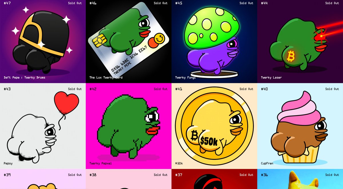 It seems like a lot of $pepe frens are loving twerky 🐸 and my heart just pumps 💚