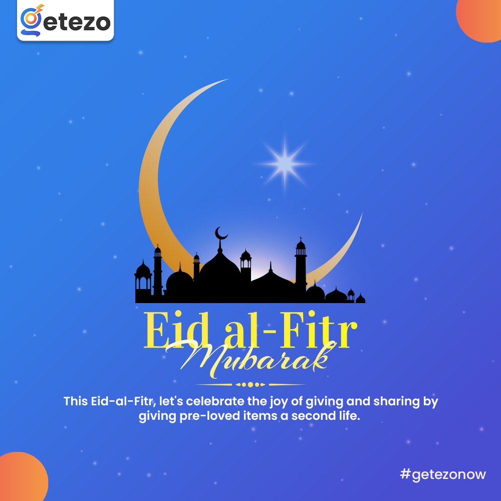 getezonow's tweet photo. Eid Mubarak to all! May this special day bring you happiness, love, and prosperity. 
#getezo #getezonow #EidMubarak2023 #EidAlFitr #Eid2023 https://t.co/Qo2W3EmnT4