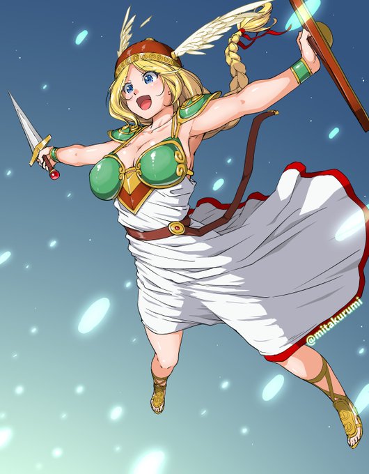 アーケードゲーム『ワルキューレの伝説』から34周年らしいのでワルキューレさん貼っておきますね('・ω・`)

ゲームのラストで地球のみんなが手を振るのを見て天空へ帰るワルキューレさん
#ワルキューレの伝説 