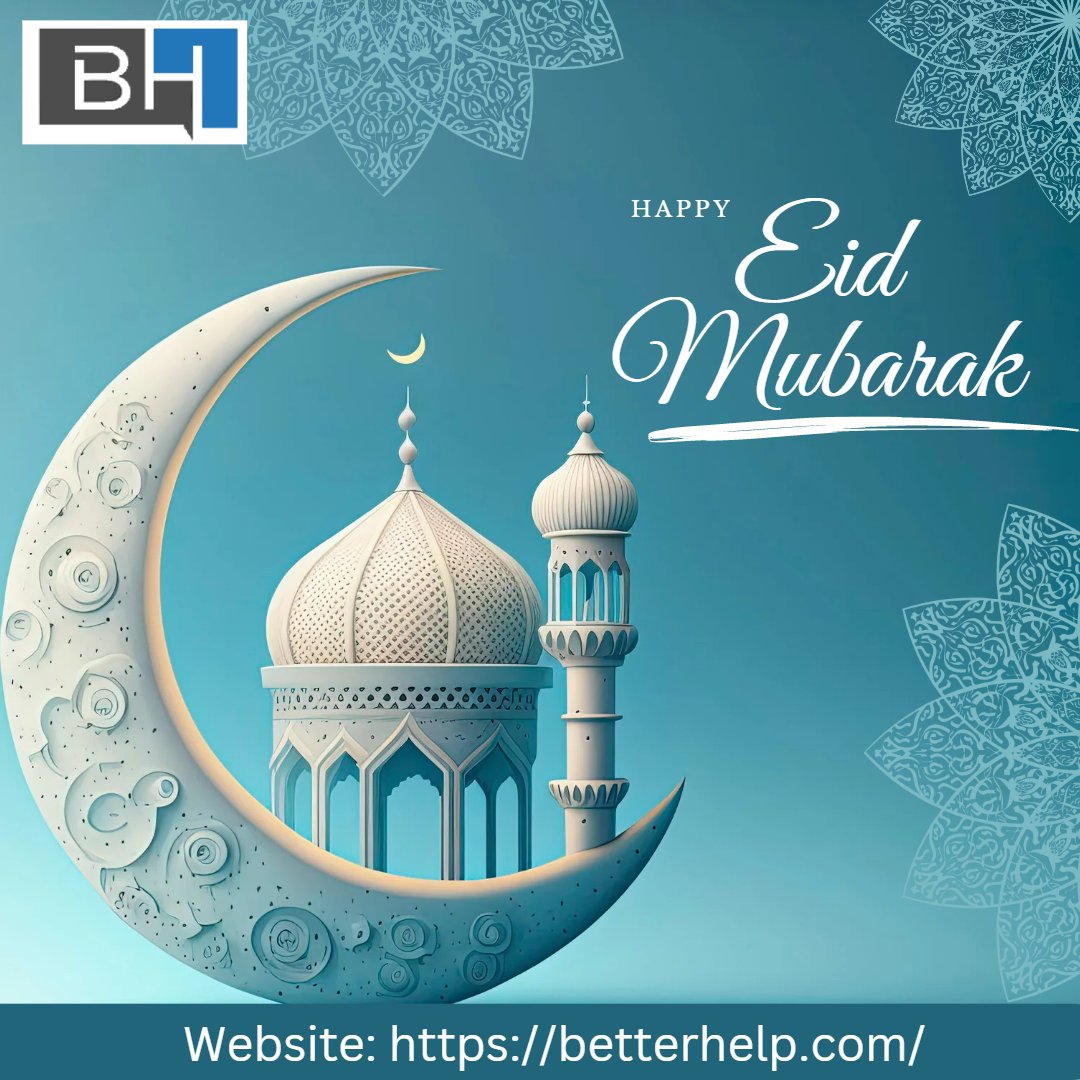 On the auspicious  occasion of Eid Ul Fitr, we wish that all your hopes and dreams are  fulfilled by the blessings of Allah…. Happy Eid
#EidMubarak #BlessedEid #EidAlFitr #EidCelebration #EidVibes #MuslimFestivals  #EidWithFamily #EidDecorations #EidSpirit #EidLove #betterhelp